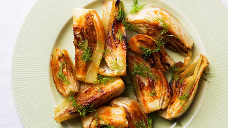 Saut��ed Fennel With Garlic Recipe