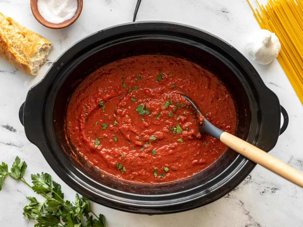 Slow Cooker Spaghetti Sauce : ChefSane