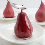Sous Vide Red Wine Poached Pears Recipe