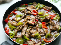 Spicy Chinese Pepper Steak Recipe