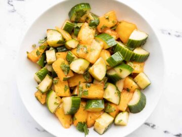 Spicy Pineapple Cucumber Salad