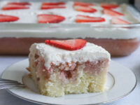 Strawberry Champagne Poke Cake Recipe