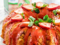 Strawberry Lemon Bundt Cake