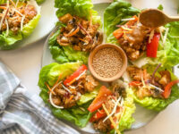 Thai Crispy Tofu Lettuce Wraps Recipe