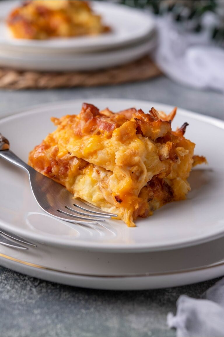 The BEST Buffalo Chicken Casserole (Prepped In 10 Minutes)