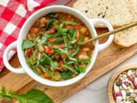 Vegetarian Slow Cooker 15 Bean Soup Recipe
