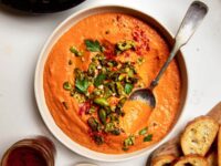 Red Pepper Dip with Olives