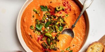 Red Pepper Dip with Olives